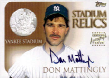 2000 Topps - Stadium Autograph Relics #SR1 Don Mattingly Front